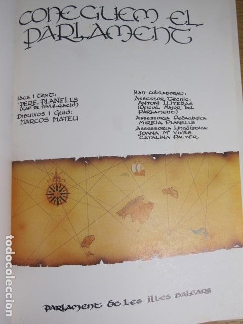 Libros de segunda mano: Coneguem el parlament. Pere Planello i Marcos Mateu. Comic - Foto 2
