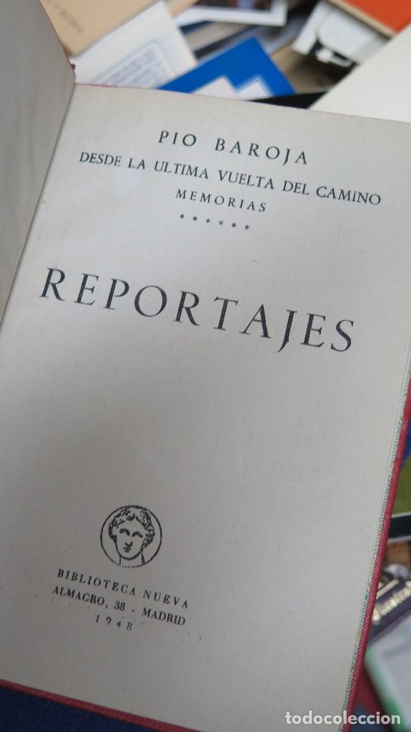 Libros de segunda mano: 1948.- REPORTAJES. PIO BAROJA - Foto 2