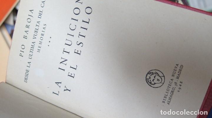Libros de segunda mano: 1948.- LA INTUICION Y EL ESTILO. PIO BAROJA - Foto 2
