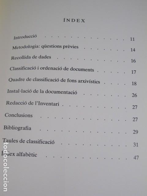 Libros de segunda mano: Els arxius municipals de Mallorca: Classificaci&oacute; dels seus fons documentals - Foto 2