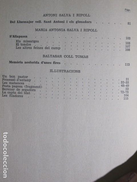 Libros de segunda mano: Folklore de Llucmajor, Por Baltasar Coll Tom&aacute;s, Mallorca, 1971 - Foto 4
