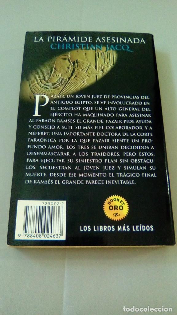 Libros de segunda mano: LA PIRAMIDE ASESINADA.- CHRISTIAN JACQ - Foto 2