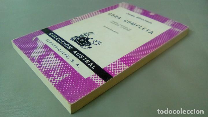 Libros de segunda mano: JORGE MANRIQUE. ESPASA - CALPE - Foto 3