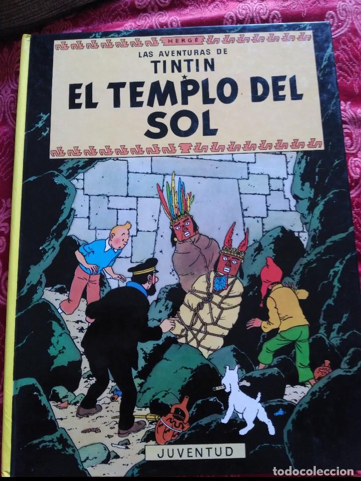 Libros de segunda mano: tintin el templo del sol juventud 1990