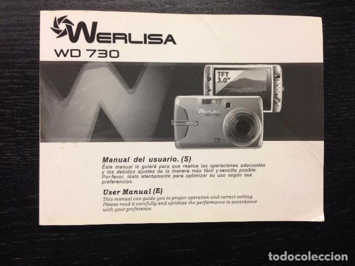 Libros de segunda mano: MANUAL DE USUARIO, WERLISA WD 730 - Foto 1