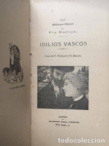 Libros de segunda mano: Idilios Vascos - Pio Baroja - Foto 1