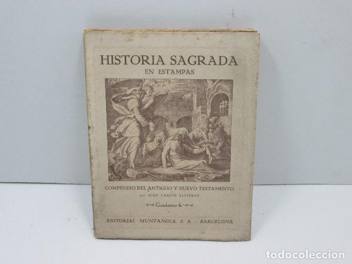 Libros de segunda mano: LIBRO - HISTORIA SAGRADA EN ESTAMPAS - CUADERNO 6 - Foto 1