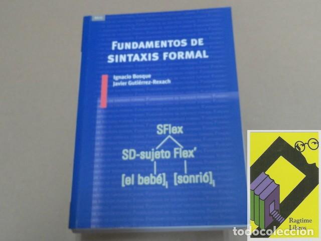 Gebrauchte B&uuml;cher: BOSQUE, Ignacio/ GUTIERREZ REXACH, Javier: Fundamentos de sintaxis formal