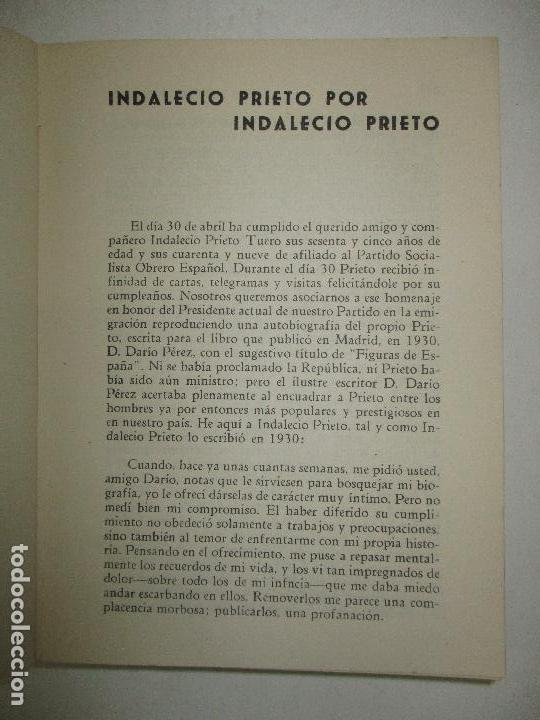 Libros de segunda mano: YO Y MOSC&Uacute;. - PRIETO, Indalecio. 1955. - Foto 3