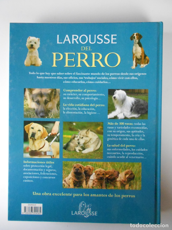 Libros de segunda mano: Larousse del perro, varios autores, Egedsa 2004 - Foto 3