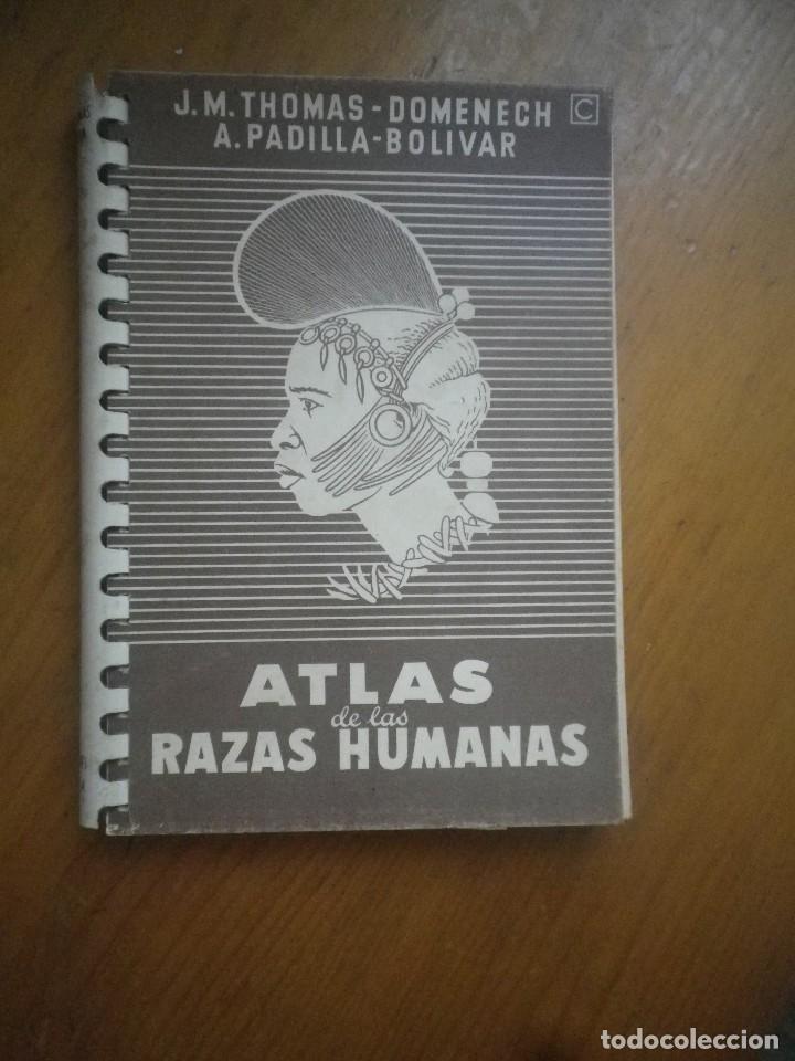Libros de segunda mano: ATLAS DE LAS RAZAS HUMANAS  EDITORIAL JOVER - Foto 1