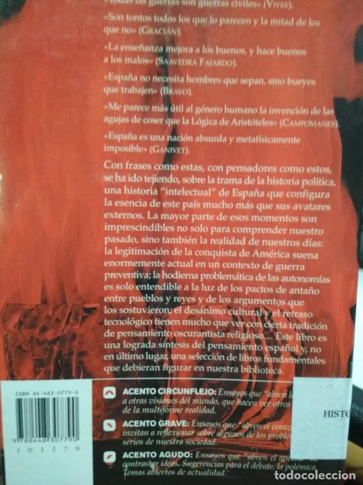 Libros de segunda mano: HISTORIA INTELECTUAL DE ESPA&Ntilde;A. SEBASTIAN QUESADA - Foto 2