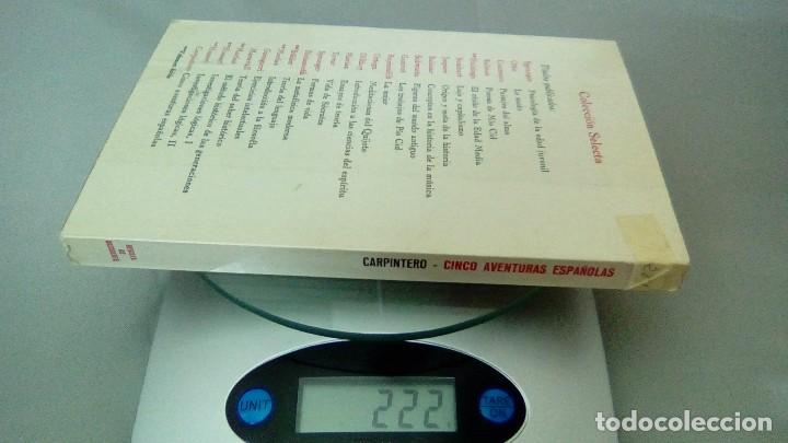 Libros de segunda mano: CINCO AVENTURAS ESPA&Ntilde;OLAS.- HELIO CARPINTERO - Foto 4
