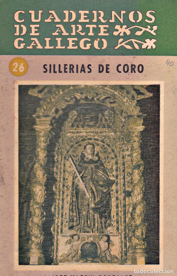 Libros de segunda mano: cuadernos de arte gallego sillerias de coro - Foto 1