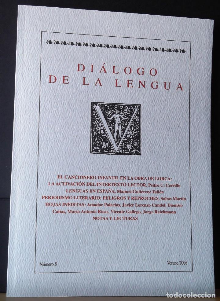 Libros de segunda mano: Di&aacute;logo de la Lengua n&ordm; 8. Varios autores. - Foto 1