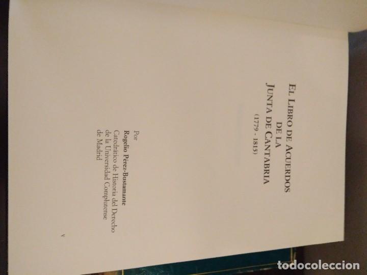 Libros de segunda mano: EL LIBRO DE ACUERDOS DE LA JUNTA DE CANTABRIA - Foto 3
