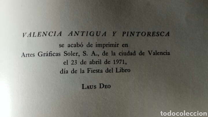 Libros de segunda mano: Valencia antigua y pintoresca. Vicente Vidal Corella. - Foto 5