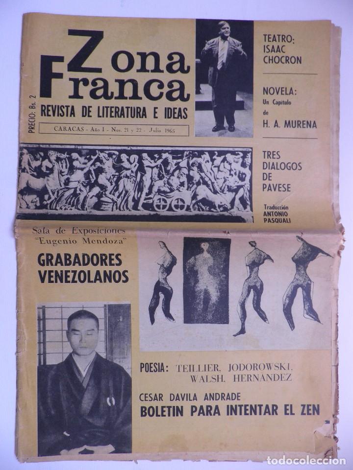 Libri di seconda mano: ZONA FRANCA. REVISTA DE LITERATURA E IDEAS.A&Ntilde;O I. n&ordm;s 21y 22. julio 1965