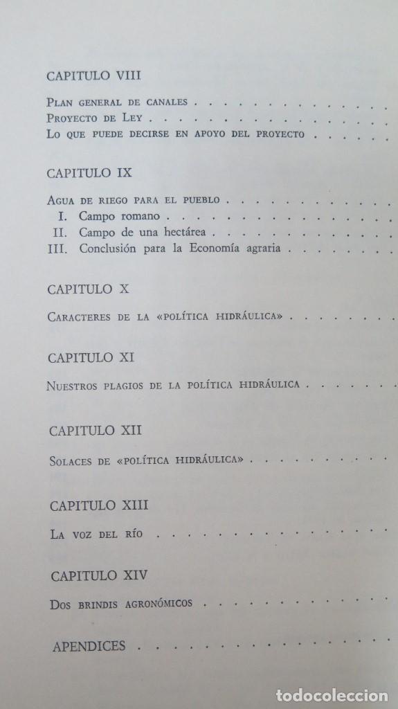 Libros de segunda mano: POL&Iacute;TICA HIDR&Aacute;ULICA. JOAQUIN COSTA - Foto 5