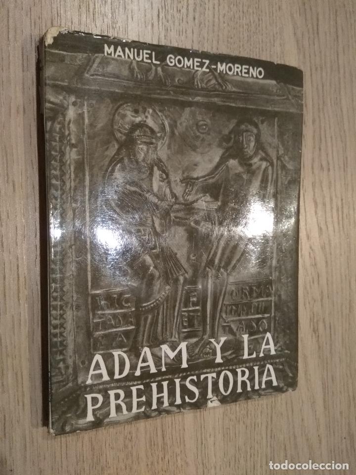 Libros de segunda mano: ADAM Y LA PREHISTORIA. MANUEL G&Oacute;MEZ-MORENO. TECNOS. - Foto 1
