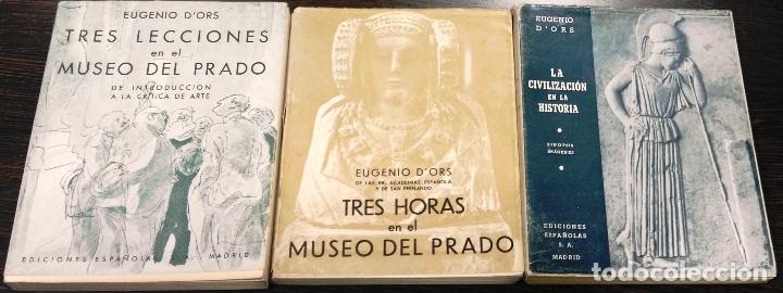 Libros de segunda mano: Eugenio D&acute;Ors. Lote tres libros. - Foto 1