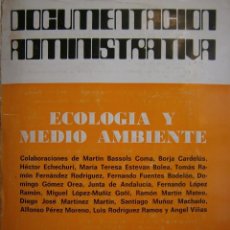 Libros de segunda mano: DOCUMENTACION ADMINISTRATIVA ECOLOGIA Y MEDIO AMBIENTE NUMERO EXTRAORDINARIO 1981 EC TM. Lote 129079691