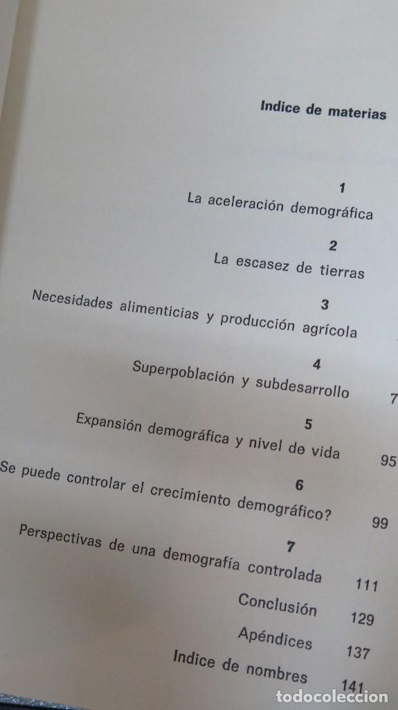Libros de segunda mano: EL MUNDO SUPERPOBLADO. EDOUARD BONNEFOUS - Foto 2