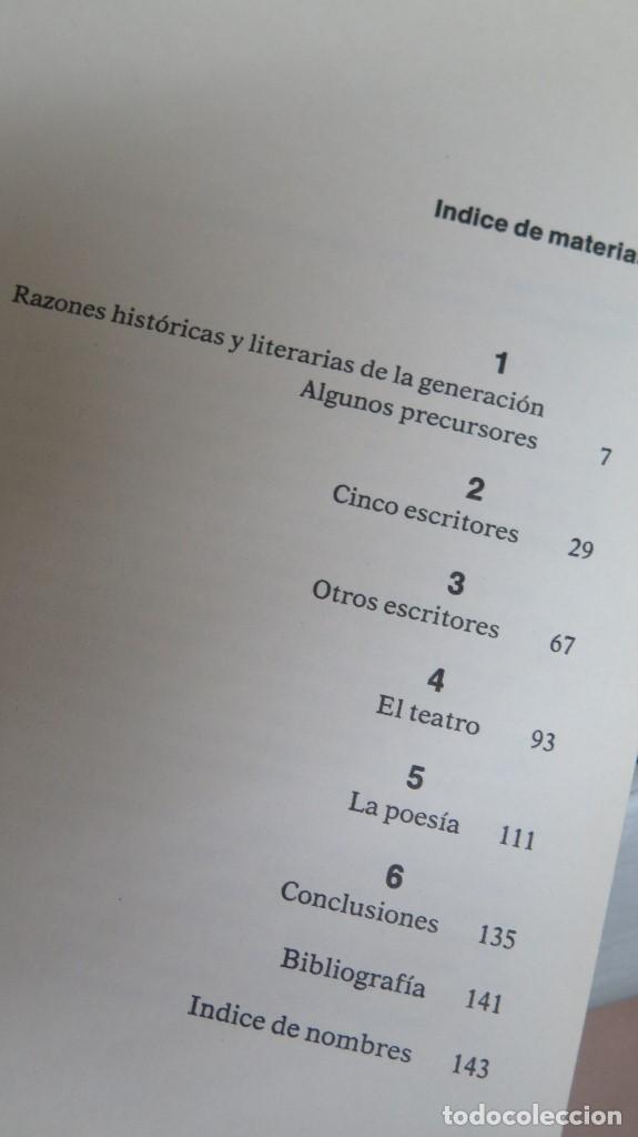 Libros de segunda mano: LA GENERACION DEL 98. ANTONIO F. MOLINA - Foto 2