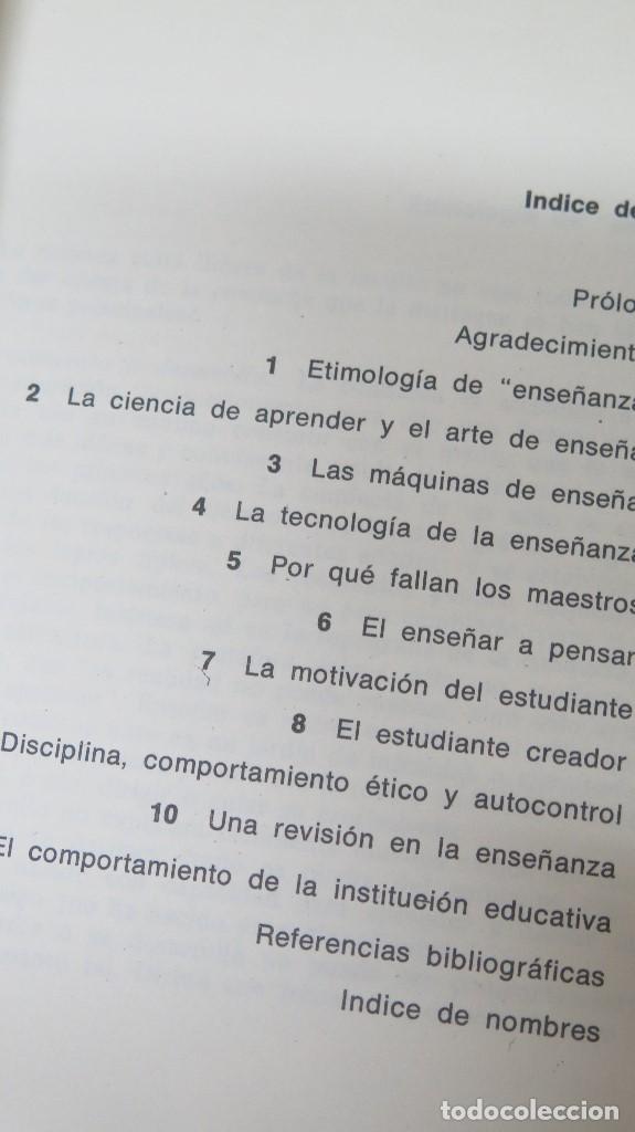 Libros de segunda mano: Tecnolog&iacute;a de la ense&ntilde;anza. SKINNER - Foto 2