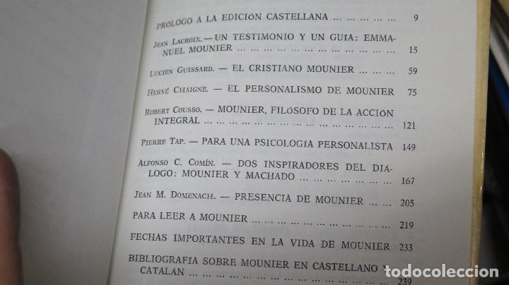Libros de segunda mano: PRESENCIA DE MOUNIER. VV.AA - Foto 2