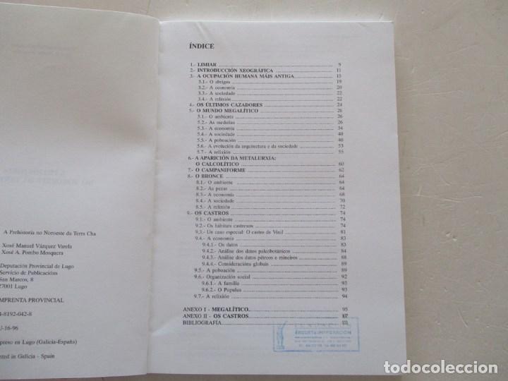 Libros de segunda mano: A prehistoria no noroeste da Terra Cha.   RM87321 - Foto 2
