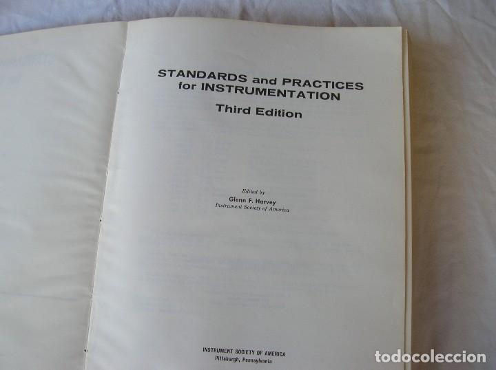 Libros de segunda mano: Libro. Instrumentacion y control. Standards. ISA. 1970 - Foto 2
