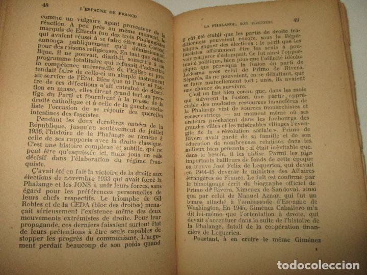 Libros de segunda mano: LESPAGNE DE FRANCO. - HUGHES, E.-J. 1948. - Foto 3