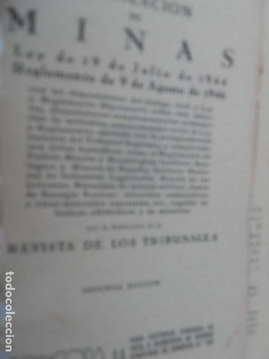 Libros de segunda mano: LEGISLACION DE MINAS  GONGORA  1958 - Foto 4