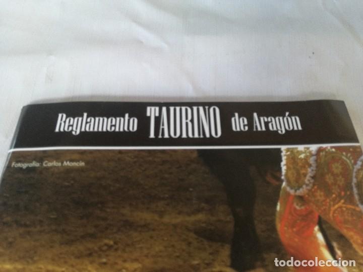 Libros de segunda mano: reglamento taurino de aragon - Foto 3