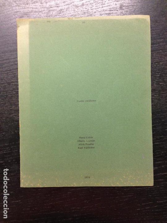 Libros de segunda mano: CUATRO ESCULTORES, COLVIN, GUZMAN, PENALBA Y VALDIVIESO, 1974
