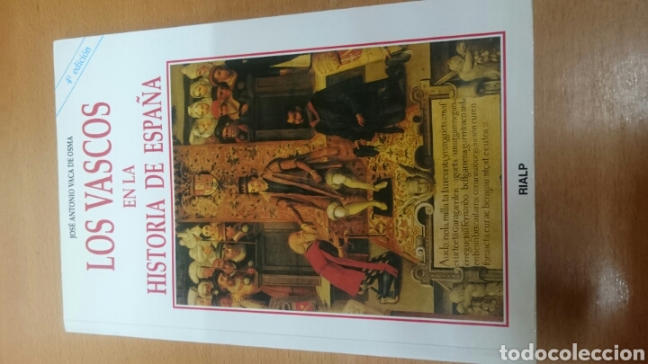 Libros de segunda mano: LOS VASCOS EN LA HISTORIA DE ESPA&Ntilde;A. JA VACA DE OSMA - Foto 1
