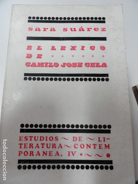 Libros de segunda mano: El L&eacute;xico de Camilo Jos&eacute; Cela - Sara Su&aacute;rez - Foto 1