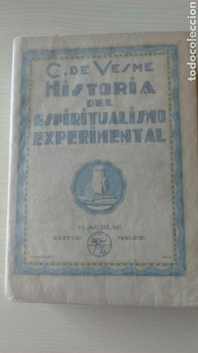 Libros de segunda mano: HISTORIA DEL ESPIRITUALISMO EXPERIMENTAL - Foto 1
