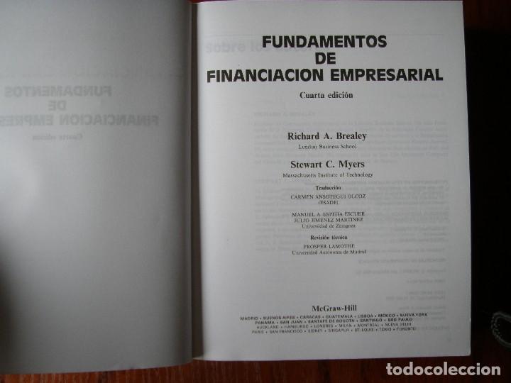 Libros de segunda mano: LIBRO FUNDAMENTOS DE FINANCIACI&Oacute;N EMPRESARIAL MAC GRAW HILL - Foto 2