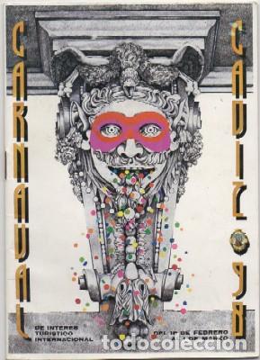 Libros de segunda mano: CARNAVAL DE CADIZ 1998. PROGRAMA   A-C-1986
