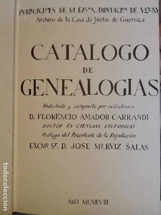 Libros de segunda mano: Catalogo de Genealogicas - Foto 2