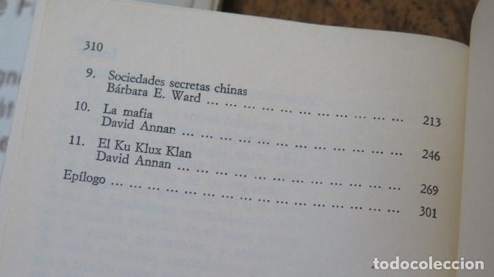 Libros de segunda mano: SOCIEDADES SECRETAS. NORMAN MACKENZIE - Foto 3