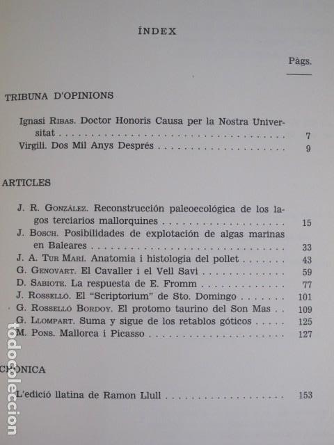 Libros de segunda mano: Estudis Bale&agrave;rics. Any I, n&ordm;3. 1981 - Foto 2