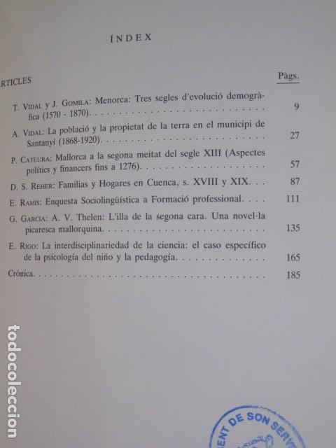 Libros de segunda mano: Estudis Bale&agrave;rics. Any V, n&ordm; 17. 1985 - Foto 2