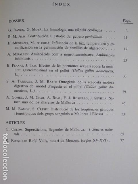 Libros de segunda mano: Estudis Bale&agrave;rics. Any IV, n&ordm; 22. 1986 - Foto 2