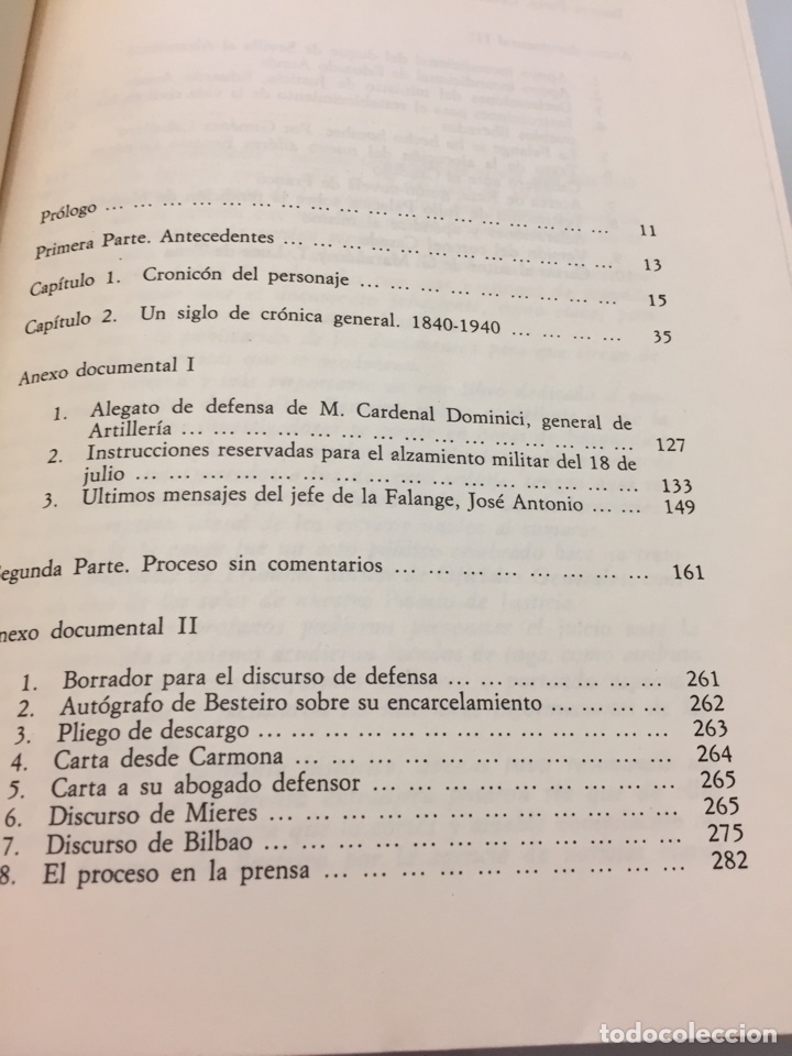 Libros de segunda mano: Libro El proceso de Besteiro. Ignacio Arenillas de Chaves - Foto 4