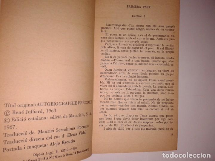 Libros de segunda mano: AUTOBIOGRAFIA PRECOC, 1968, E. IEVTUIXENKO, En catal&aacute; - Foto 3