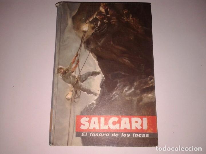 Libros de segunda mano: SALGARI, EL TESORO DE LOS INCAS, 1959, T 4 - Foto 1