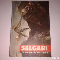 Libros de segunda mano: SALGARI, EL TESORO DE LOS INCAS, 1959, T 1-5